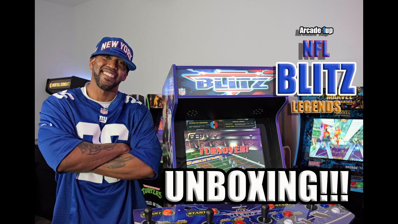Arcade 1up NFL Blitz Legends Arcade UNBOXING!!!