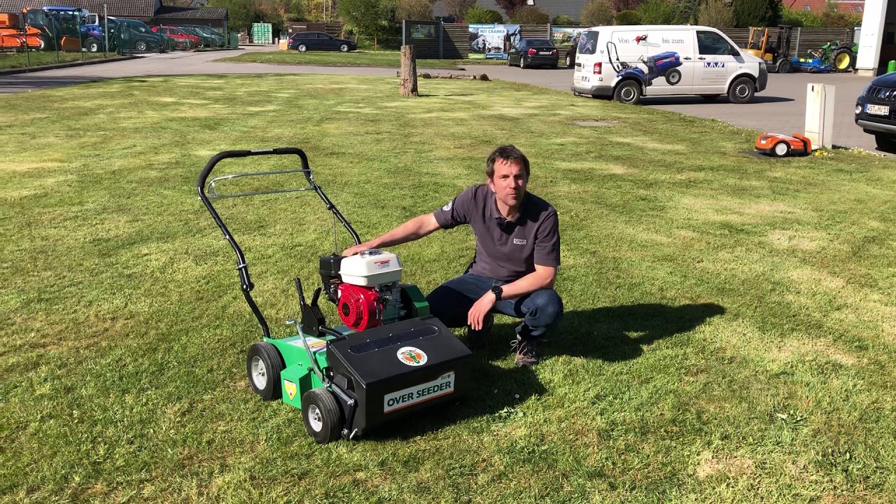 Der Billy Goat PR550H Vertikutierer mit Over Seeder