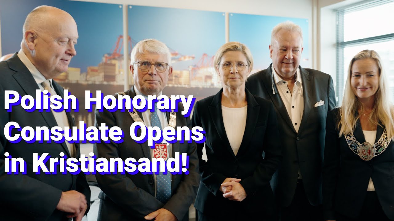 🇵🇱 Polish Honorary Consulate Opens in Kristiansand! | Historic Moment for Poland-Norway