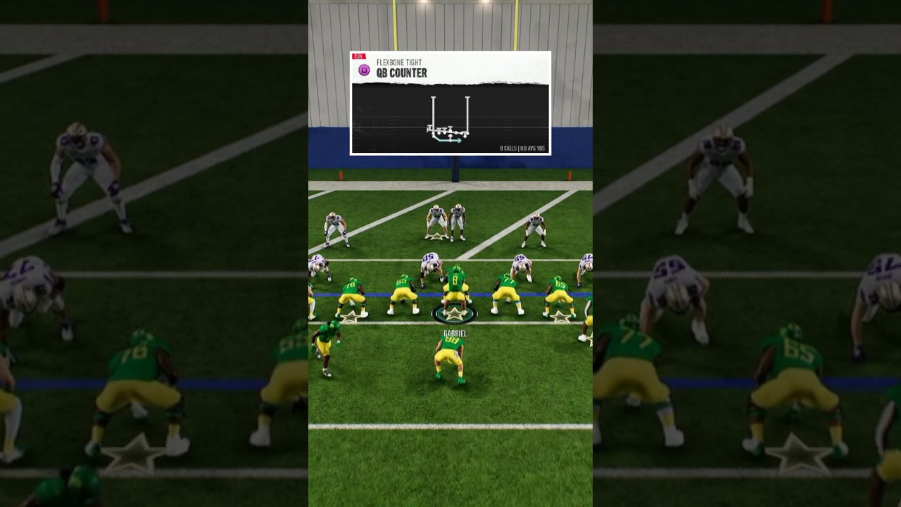 Best 3 Plays on Offense in CFB 25 (redzone)