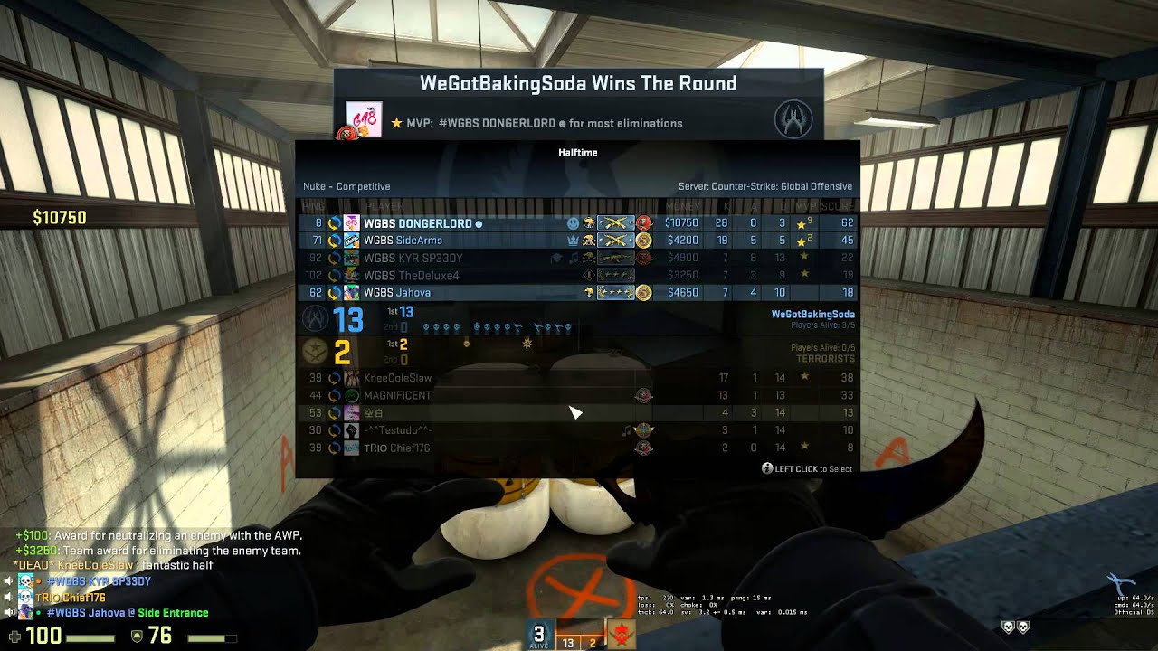 CS:GO Full Competitive Gameplay With The Dongerlord