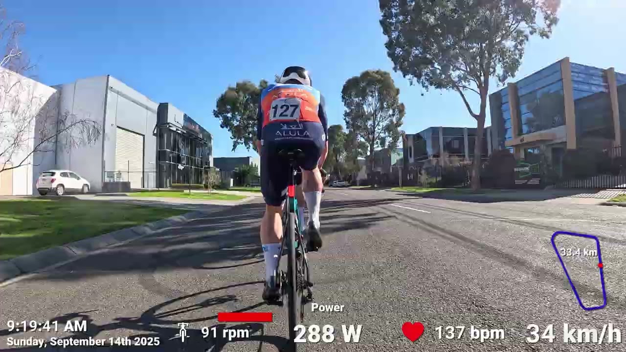 Northern Cycling Crit Racing GoPro Matt Carmichael A Grade National Boulevard September  14th 2025