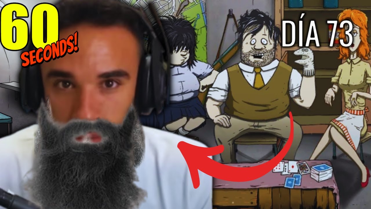 LOS MEJORES MOMENTOS de ILLOJUAN en 60 Seconds! (Completo) | Sobreviviendo en un refugio 🏠💣💣