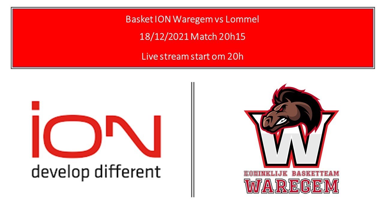Basket ION Waregem Heren TDM 1 vs Lommel