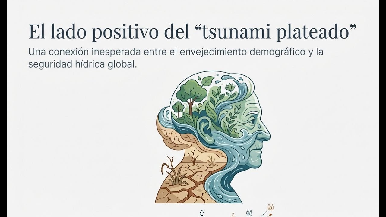 Las poblaciones envejecidas podrían reducir el uso global de agua hasta en un 31 %, según un estudio