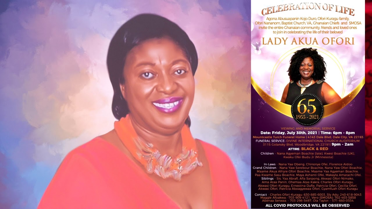 Lady Akua Ofori - Funeral Service