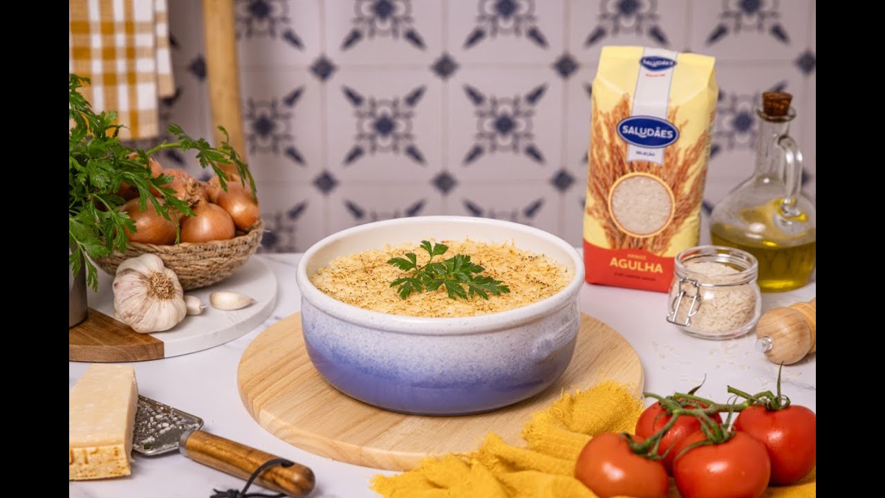 Empadão de frango com arroz