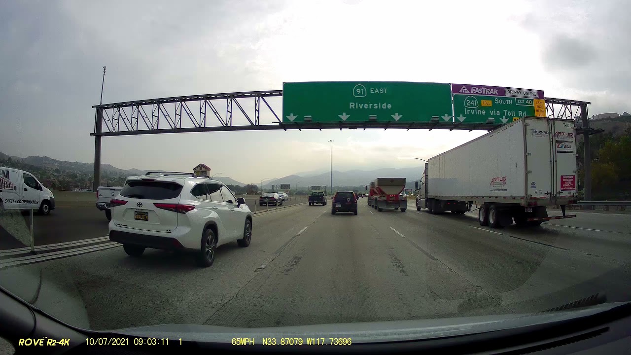 Driving from Lake Forest, CA to Moreno Valley - Orange to Riverside County California 4K Drive Tour