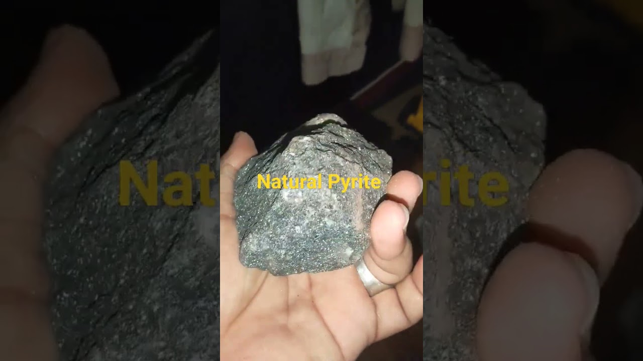 Pyrite rock #rockstar #minerals #radioactive #metal #gold #rock #silver #platinum #pyrite #shorts