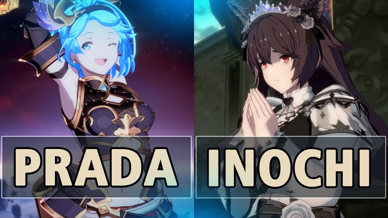 GBVSR:🔥Prada (EX Djeeta) Vs Inochi (Nier)🔥| High Level Gameplay.