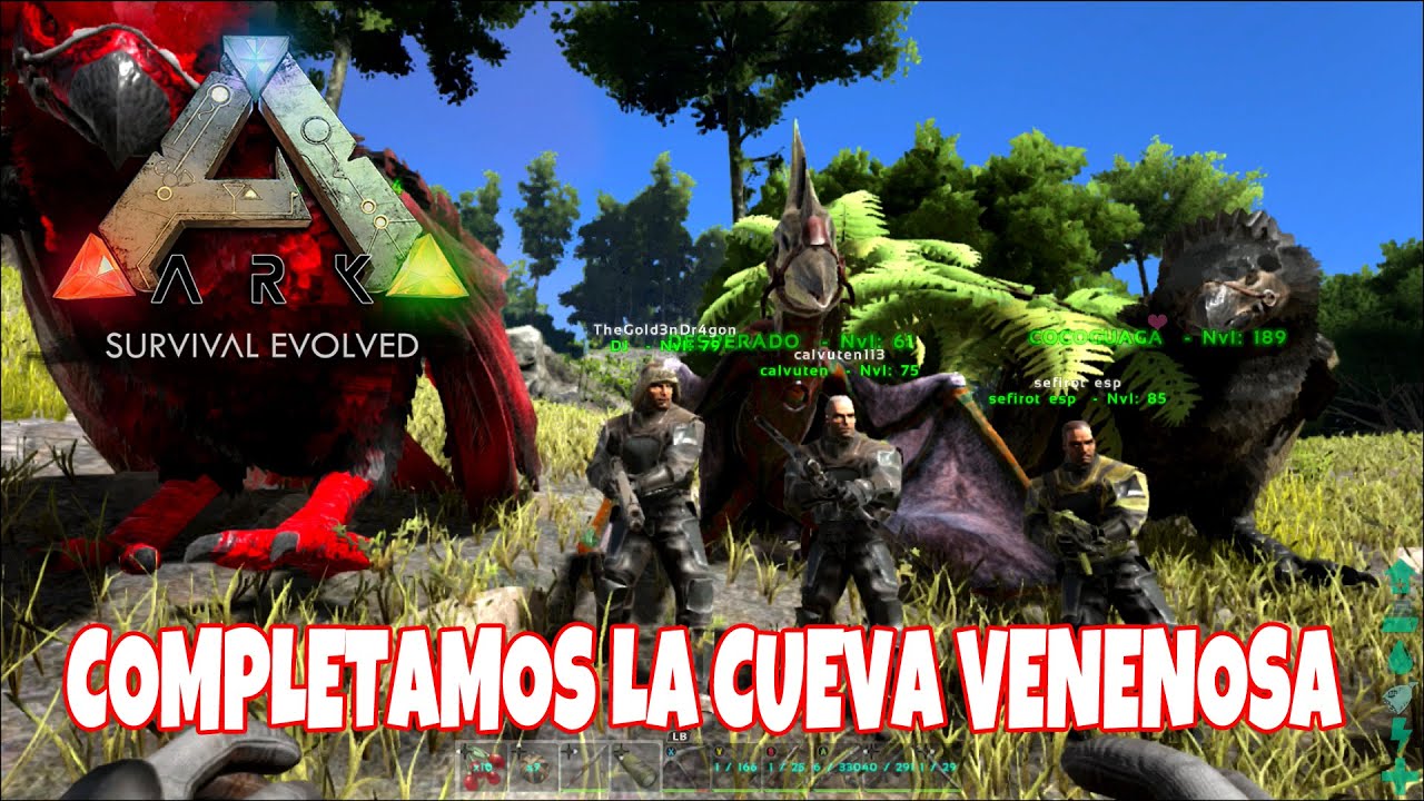Ark Survival - A por el Artefacto de Inmune - Cueva de Veneno. ( Gameplay Espa&ntilde;ol ) (Xbox One)