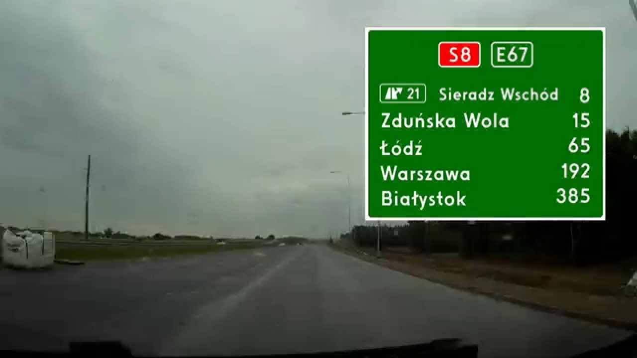 Droga Ekspresowa / Expressway S8 Sieradz - Łask - Róża