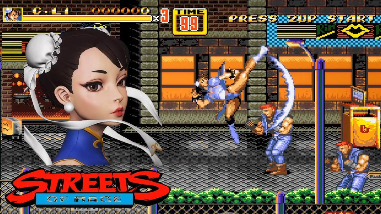 CHUN LI Streets of Rage & Final Fight MD