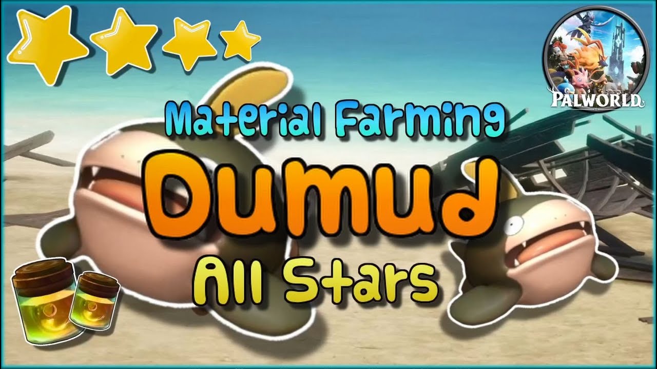 Palworld | Material Farming | Dumud High Quality Pal Oil - All Stars