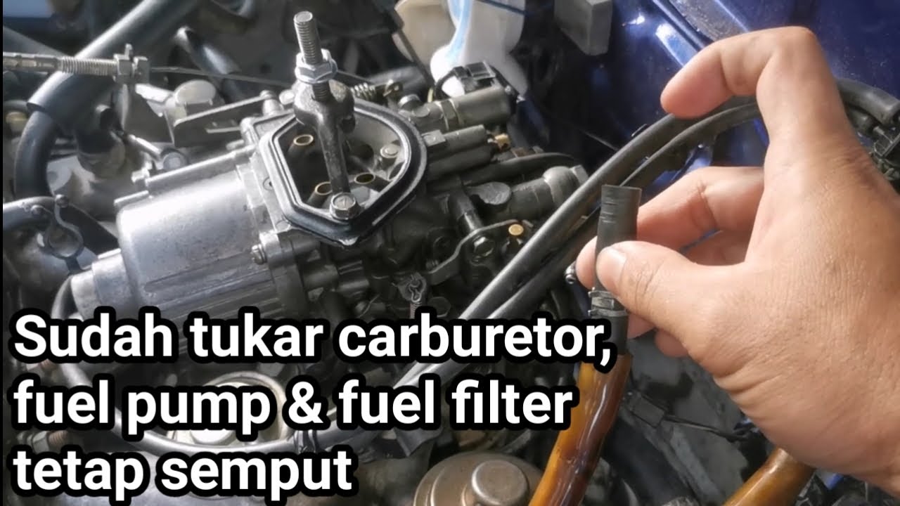 Proton lmst | engine semput | sudah tukar carburetor, fuel pump & fuel filter tetap semput
