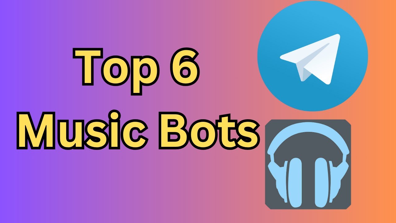 Top 6 Working Music Bots For Telegram group