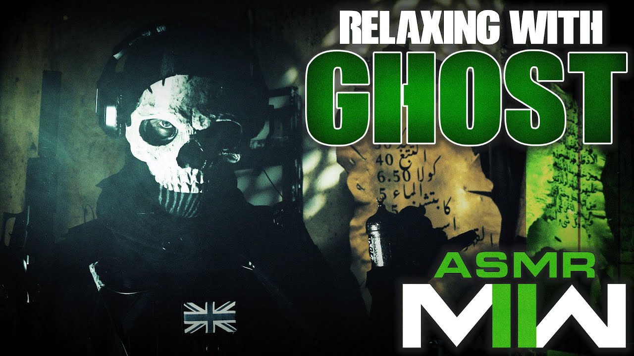 Расслабляемся с Ghost ASMR | Ролевая игра COD MWII (горячий кофе, плохие шутки и насилие)