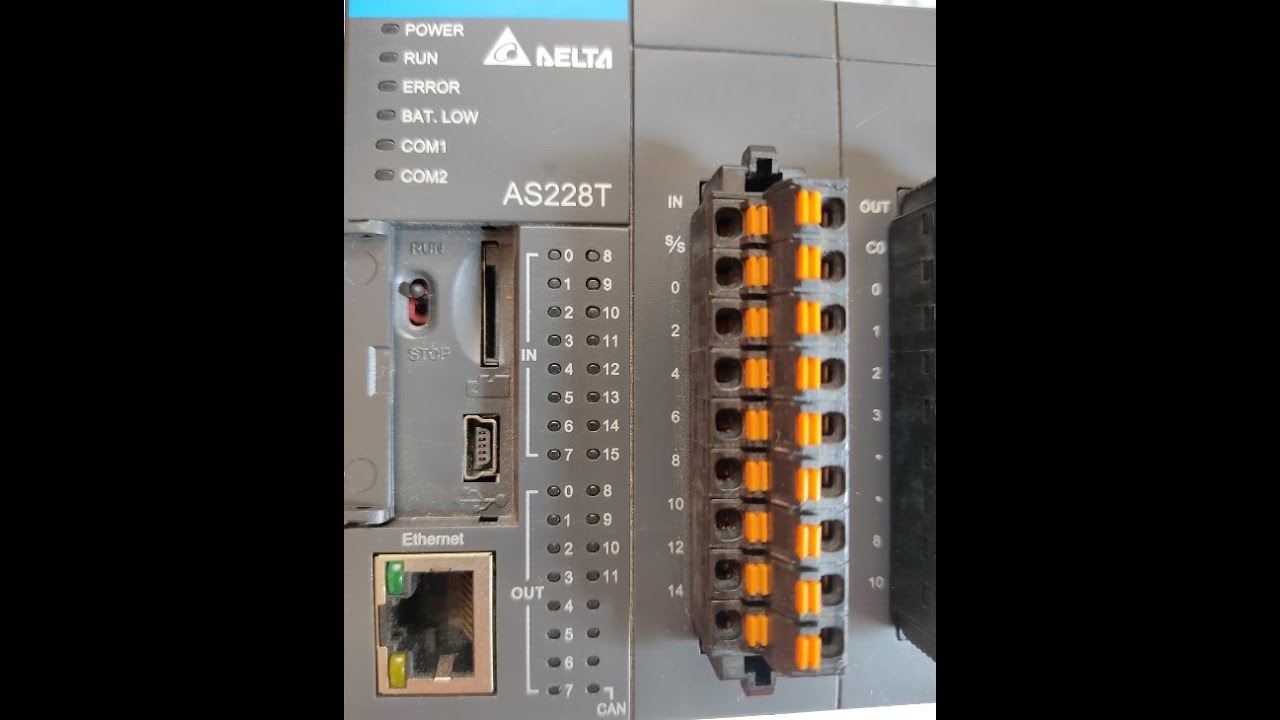 DELTA PLC AS228T UPLOAD & DOWNLOAD USING USB CABLE
