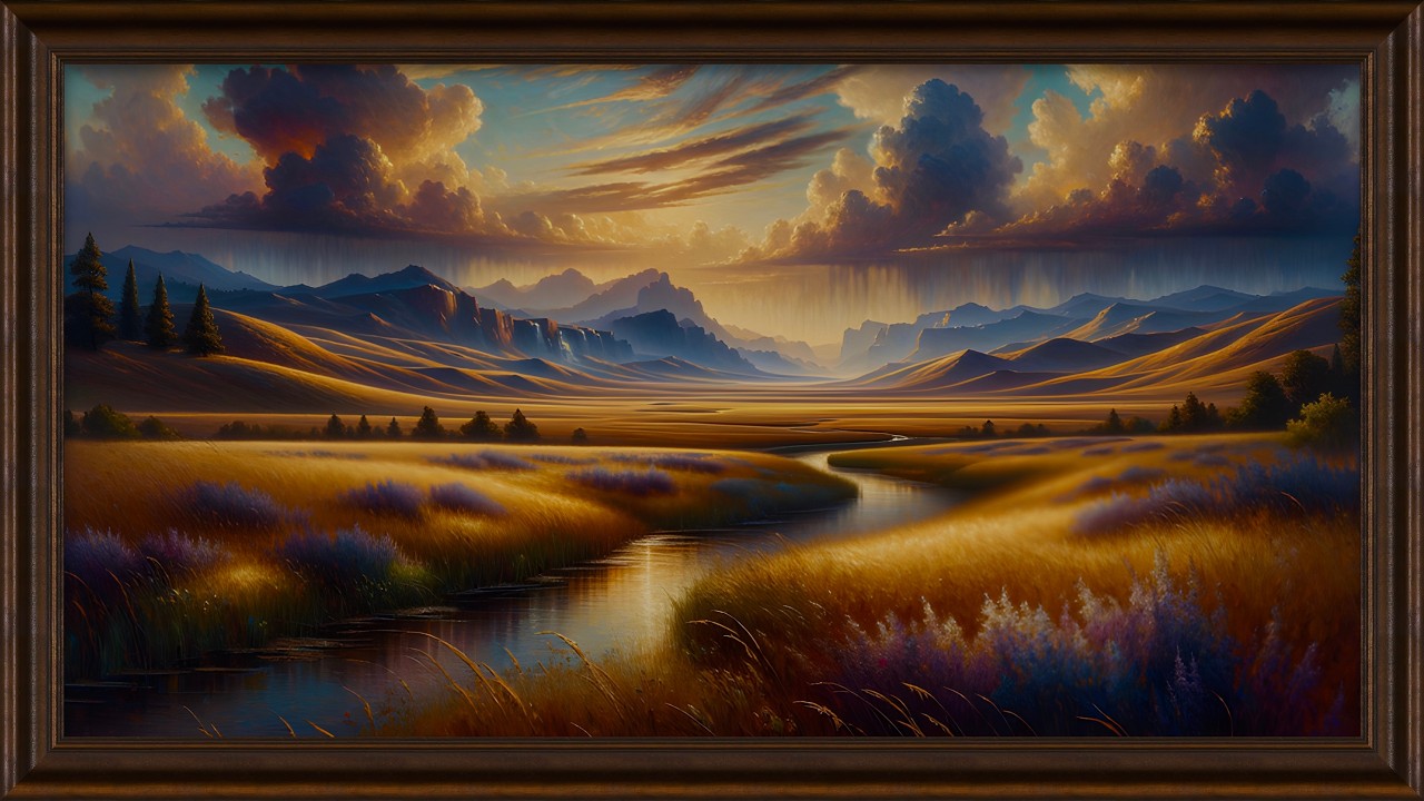 Western Frontier Scenic Landscape | Western TV Art 4K | 2 Hours