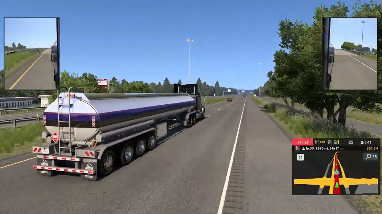 American Truck Simulator　ポートフォーション～グレンダイブ 2,504mile②
