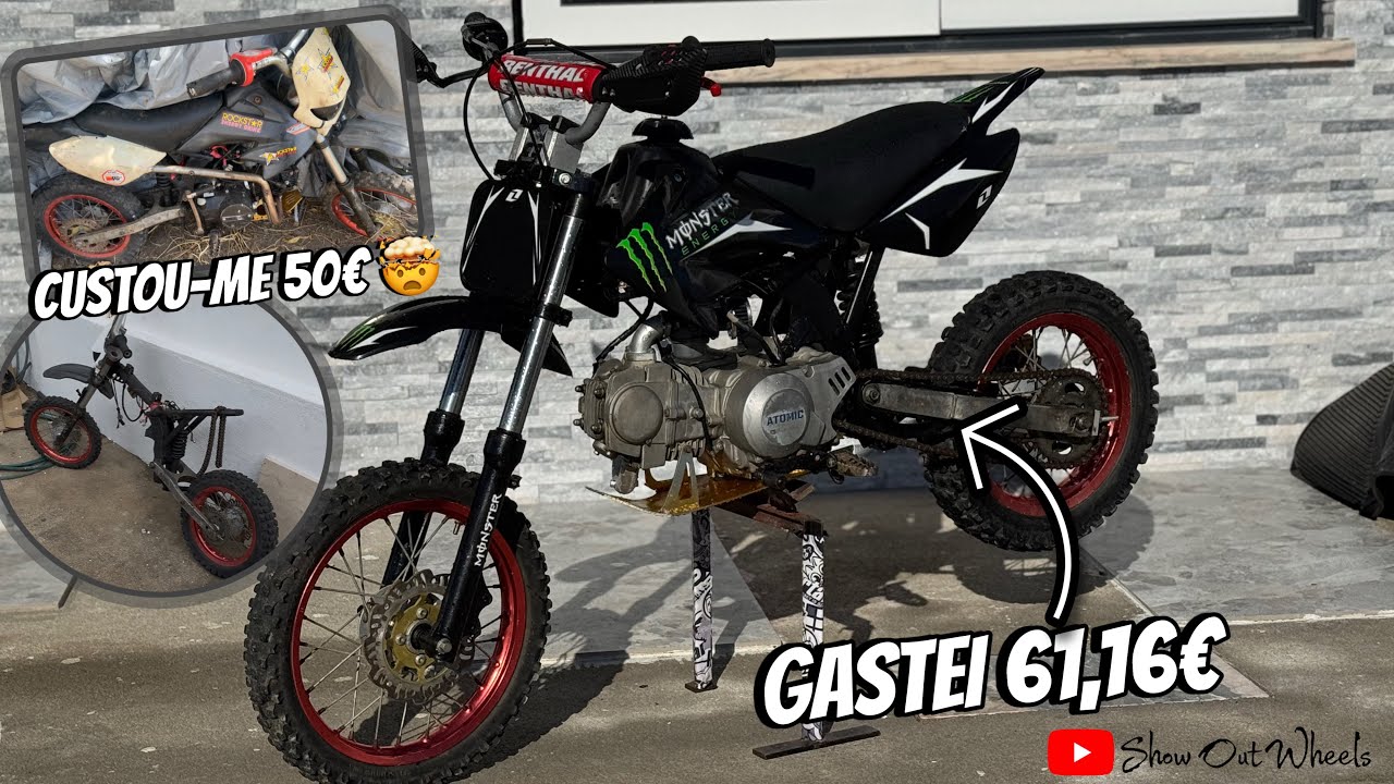 S.O.W. - Restaurei uma pitbike (GASTEI APENAS 111,16€ NO TOTAL) 