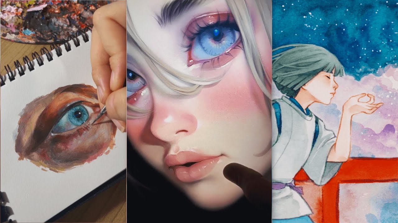 😍Art drawing tiktok compilations ~ Drawing tiktok #37