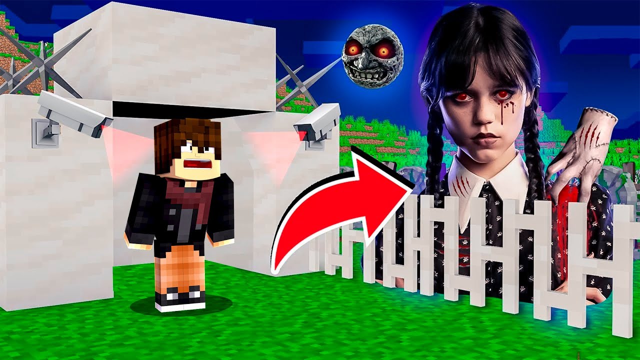 MERCREDI VEUT ME TUER SUR MINECRAFT ! 🔪