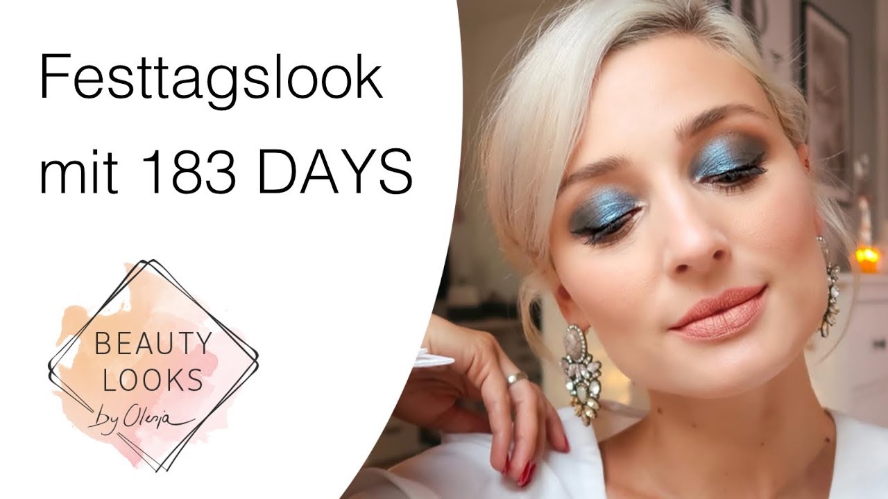 Christmas Make-Up Look mit 183 DAYS