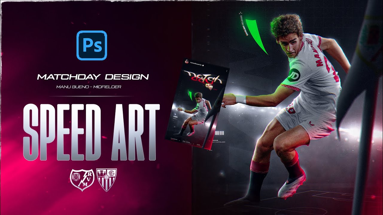 Official Matchday design  - Manu Bueno (Client work)