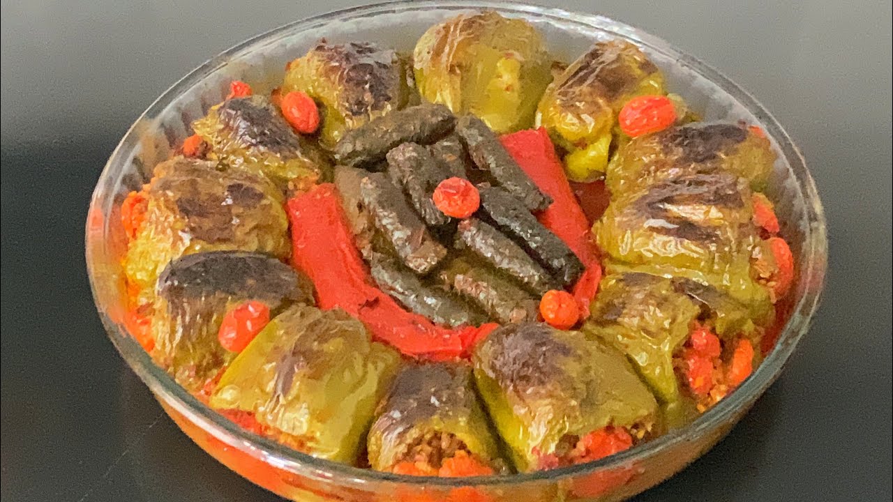 Tam Ölçü Tam Kıvam💯Fırında Etli Biber Dolması Tarifi 🤌🏼Biber Dolmasını Birde Bu Şekilde Deneyin