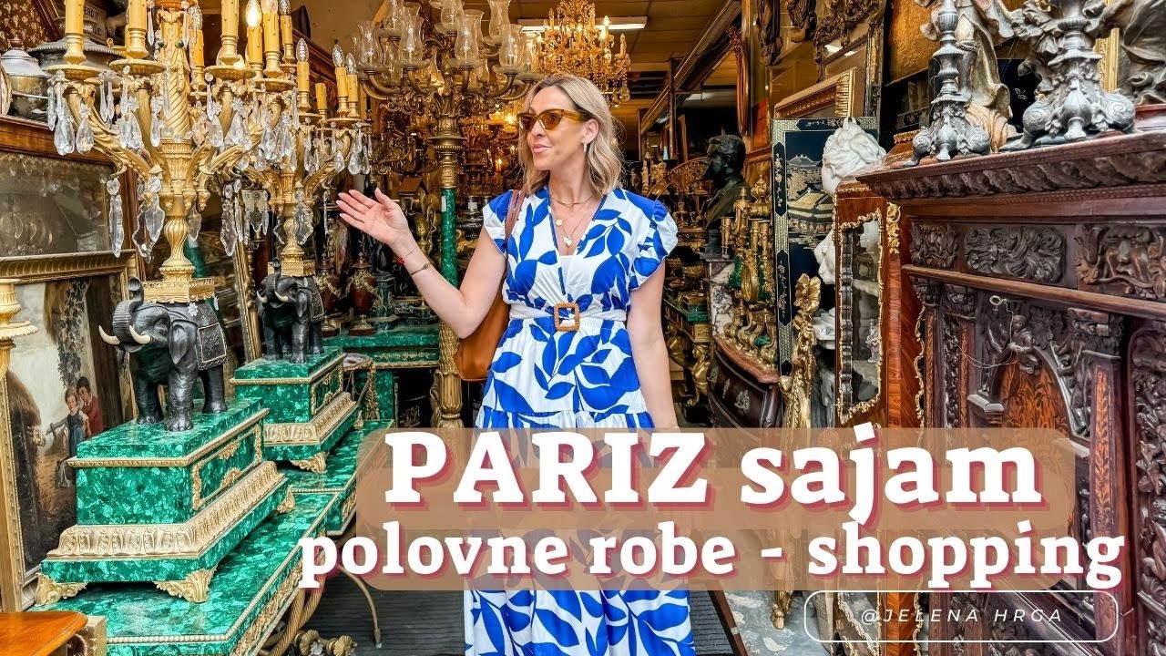 Pariz VLOG - SAJAM POLOVNE ROBE - NajpoznatijI Flea Market | Antikviteti i Unikatni Predmeti
