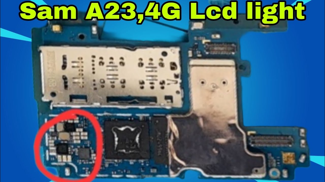 Samsung A23,4G (A235f) No Display  Light  || Samsung A23 4g (A235f) Lcd Light Problem