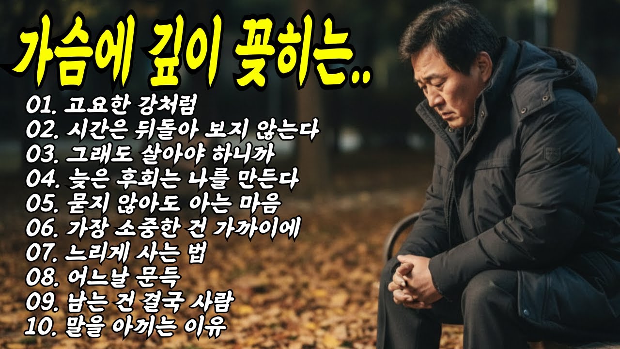 술 한잔 하며 듣는다면 가슴에 깊이 꽂힙니다 #트로트 #인생노래 #kpop