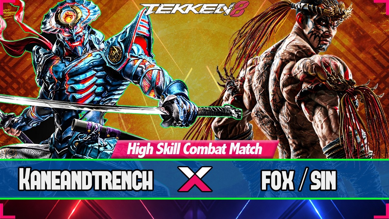 KANEANDTRENCH (YOSHIMITSU) против FOX / SIN (FAHKUMRAM) – Безумно агрессивный геймплей | Tekken 8 |