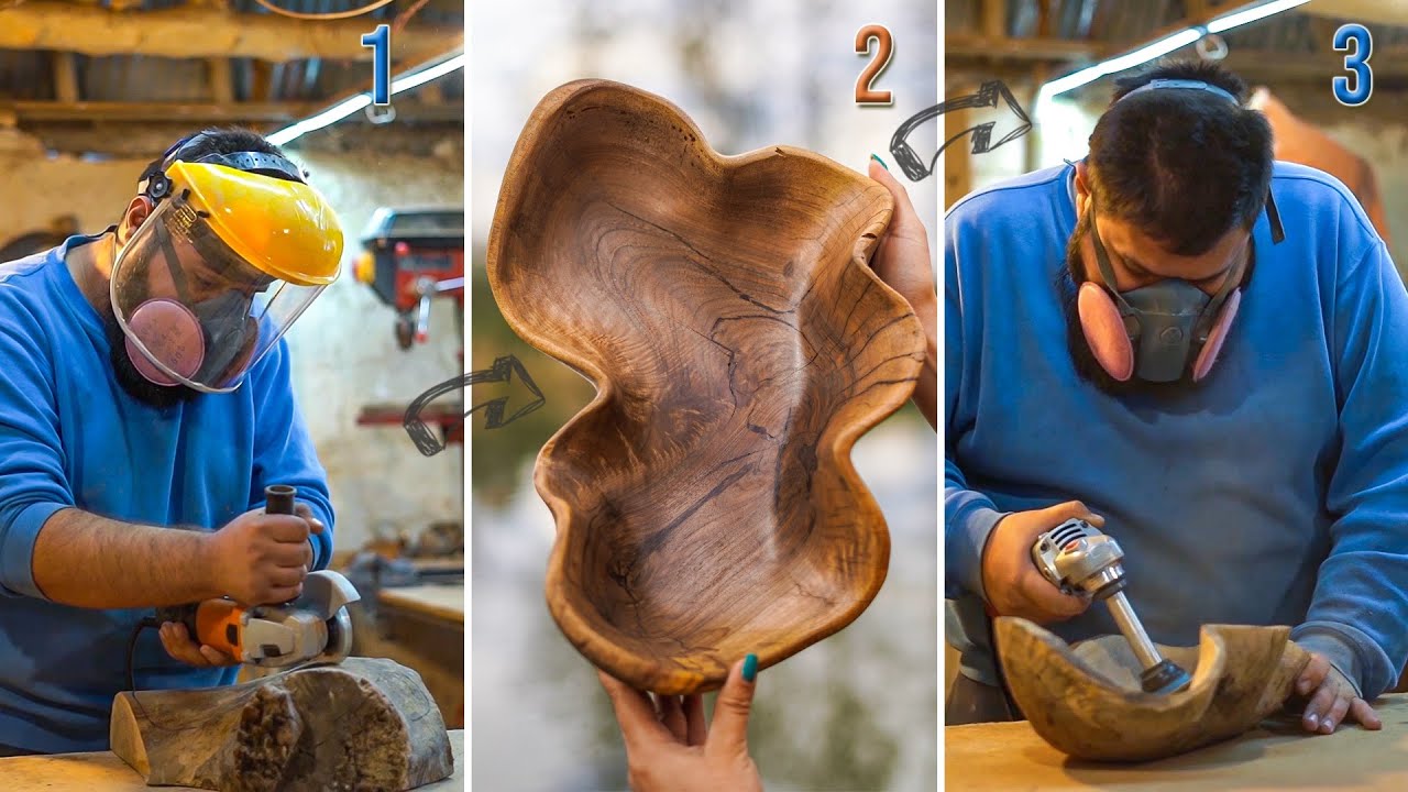 Beautiful Wooden Bowl for Fruits and Nuts!