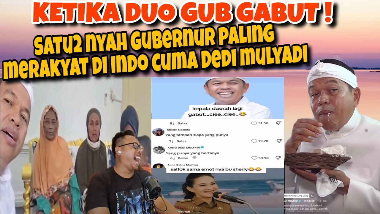 Vix‼️CUMA KDM GUBERNUR YG MAU MEMBAUR DENGAN WARGANYAH-KDM & B SHEELY GABUT WKWK