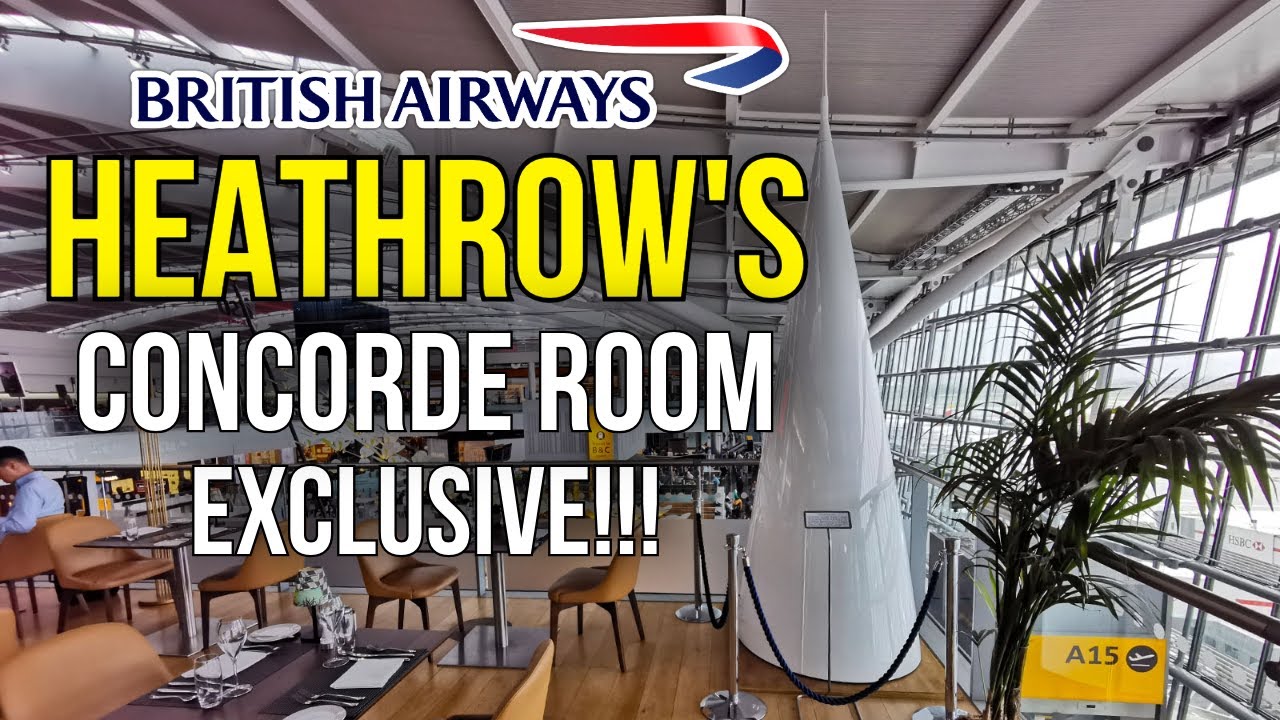 Зал ожидания первого класса British Airways: зал Concorde | Лондонский аэропорт Хитроу