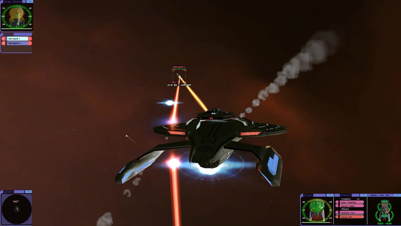 USS Titan VS2 USS Voyager Riker VS Janeway Jazz VS Coffee in the Badlands Star Trek Bridge Commander