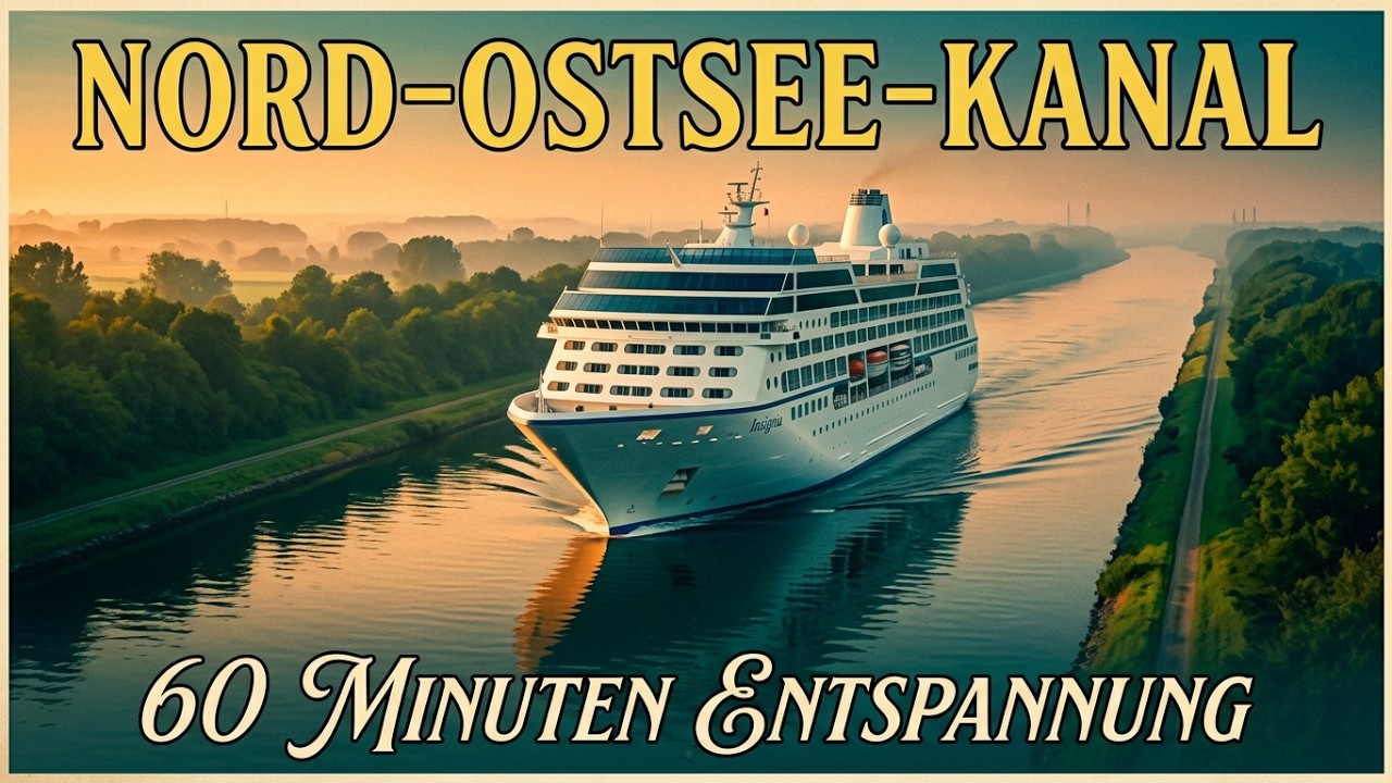 60 Minuten Schiffsvorbeifahrten am Nord-Ostsee-Kanal zum Genießen und Entspannen