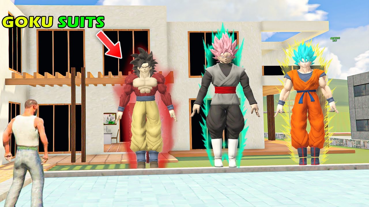 Stealing Every GOKU SUIT in INDIAN BIKE DRIVING 3D😱