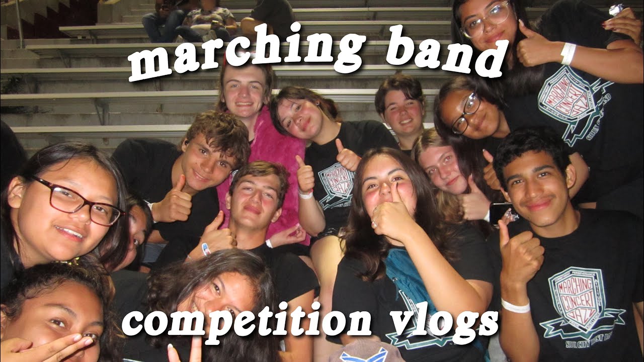 marching band competition vlogs!!