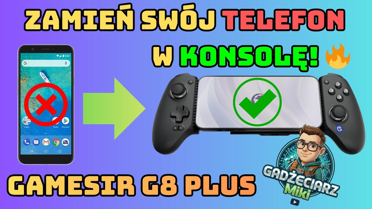ZAMIEŃ swój TELEFON w KONSOLĘ! 🔥 GameSir G8 Plus to GAMECHANGER 📱➡️🎮