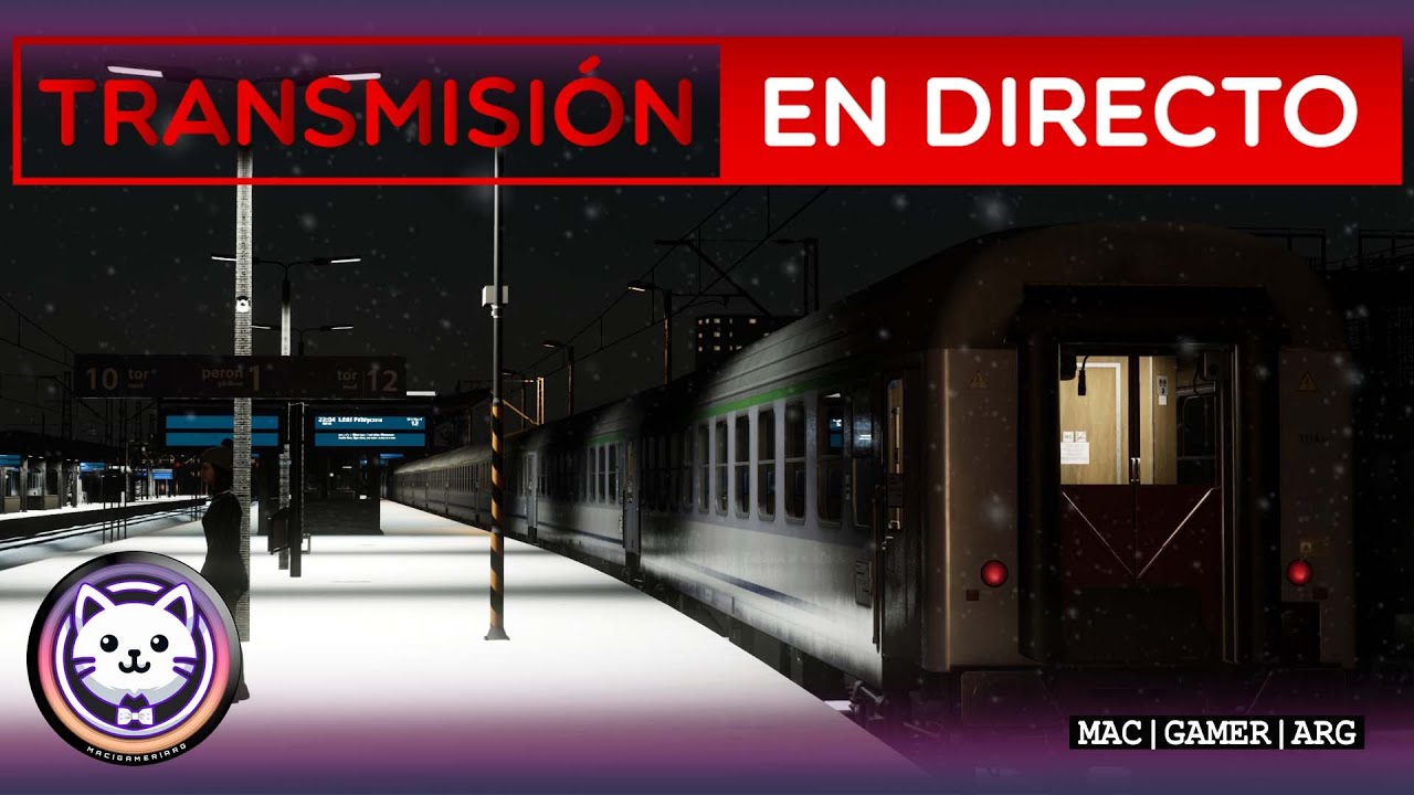 T5-DIRECTO#174 | El último de la noche - Servicio Nocturno - Warszawa | SimRail | Gameplay español
