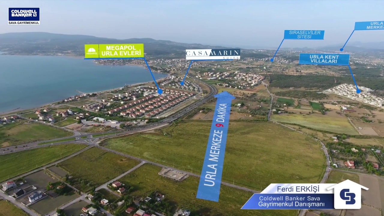 Urla İçmeler Satılık Arsa - İşte Yatırım, İşte Hayatınızı Değiştirme Fırsatı !  Coldwell Banker Sava
