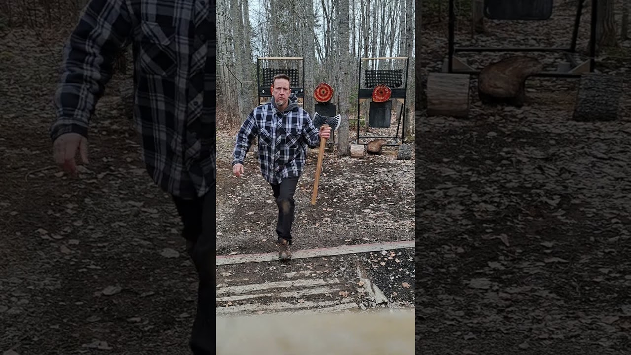 Doublebit axe throwing practice 36er 151pts