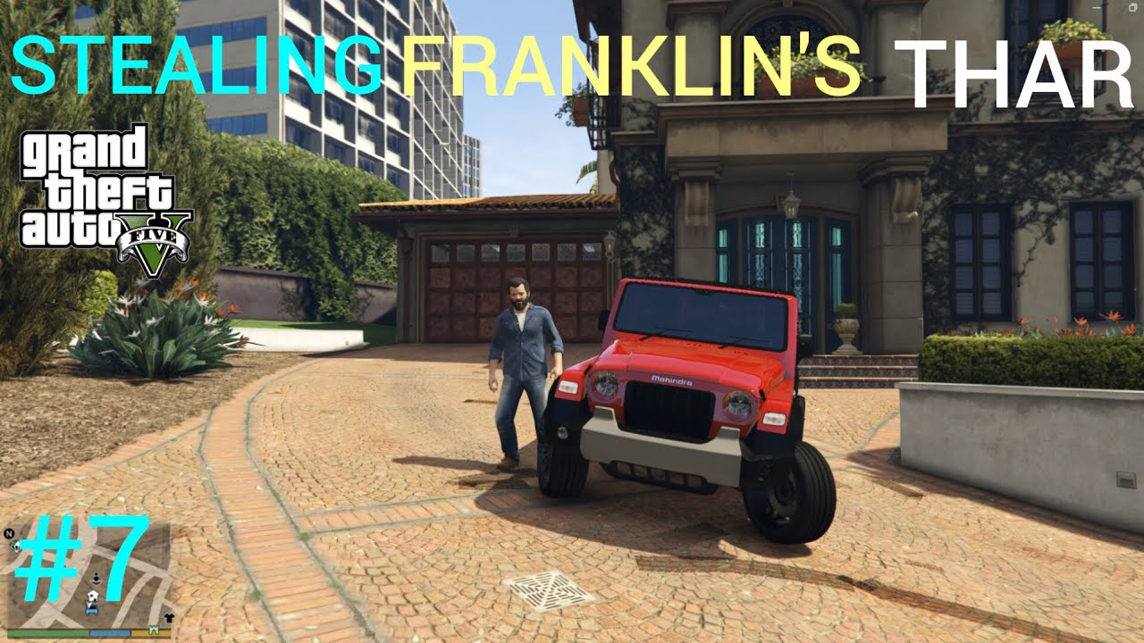I Tried Stealing Franklin's Thar in GTA 5 and Here's What Happened IN GTA 5!! GTA 5 STORY#7