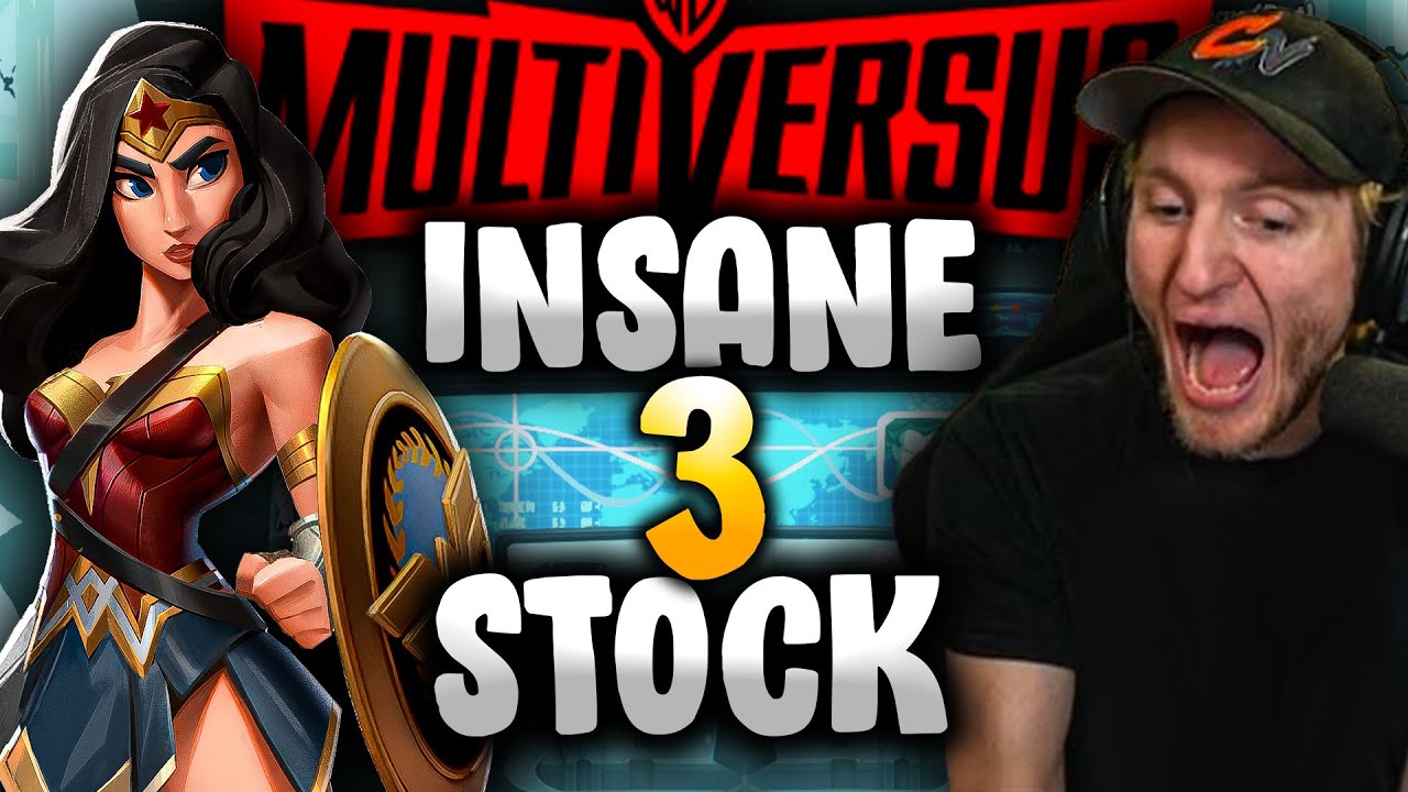 Getting the Most INSANE 3 Stock while climbing Ranked in Multiversus