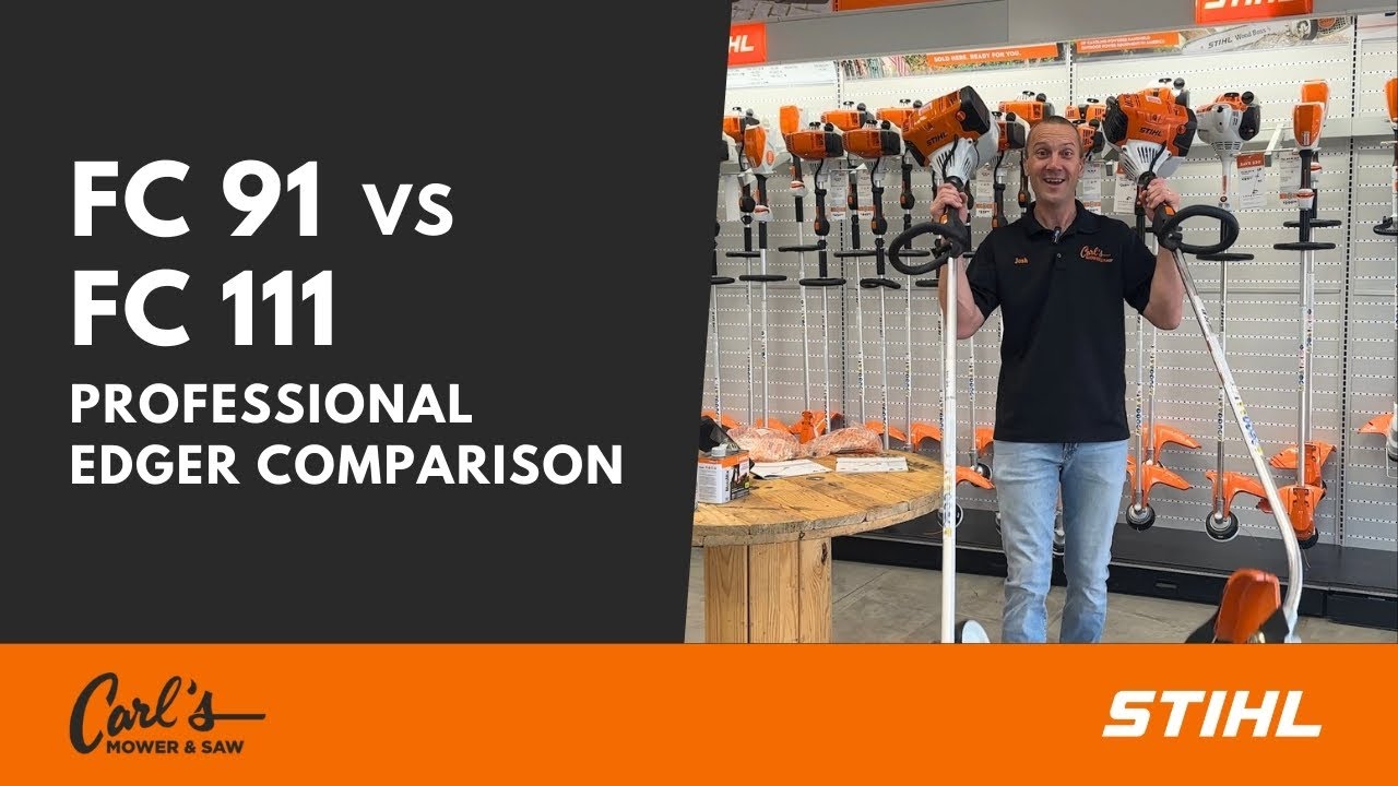 Сравнение кромкорезов STIHL: FC 91 и FC 111