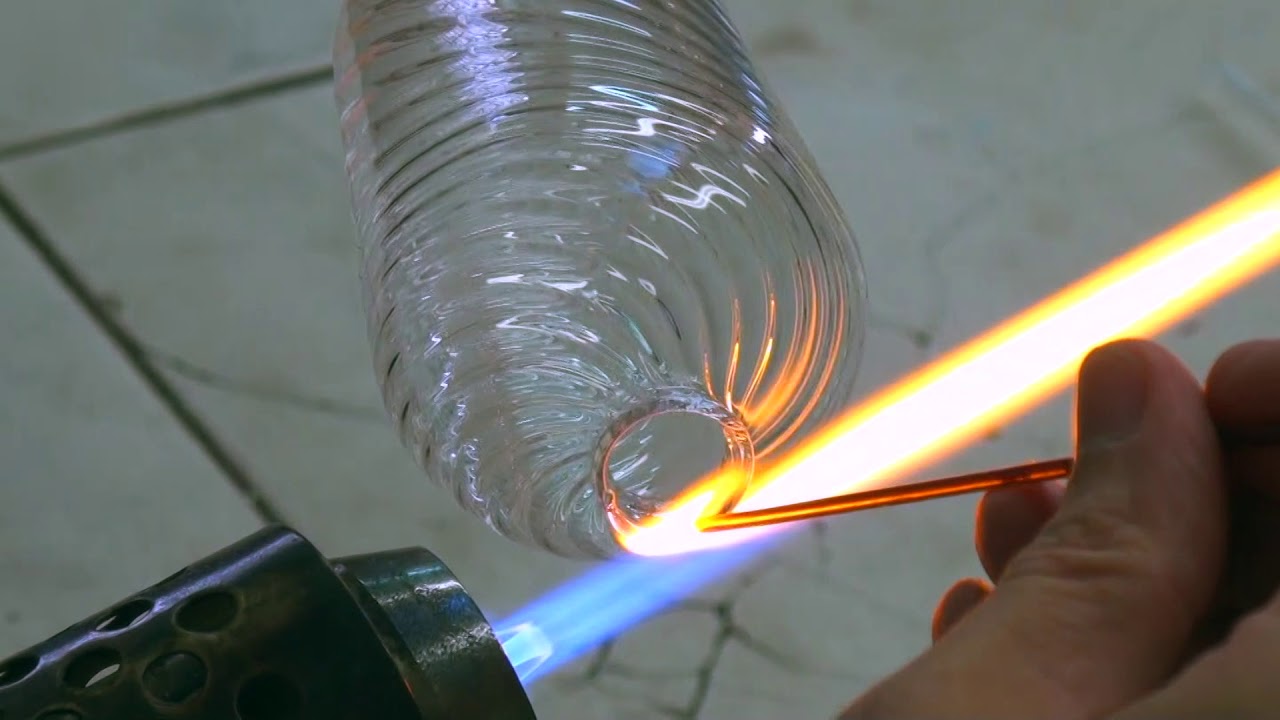 Making Murano Glass Drinking Glass With Lampworking Technique In Venice, Italy