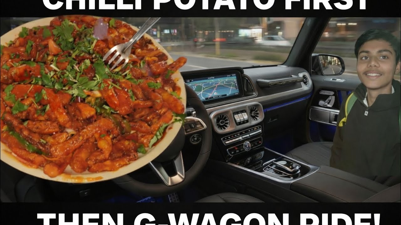 🚗 “Street Food se Direct G-Wagon R Tak 😎 | Dost Ne Karai Luxury Ride” |  #viral  #vlog  #trending